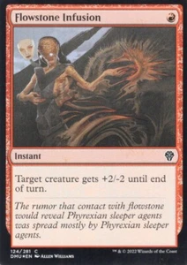 3X FLOWSTONE INFUSION 124/281 FOIL DOMINARIA UNITED MTG MAGIC NM X3 - Picture 1 of 1