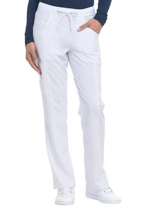 Dickies Mid Rise Straight Leg Drawstring Tall Pant DK010T WTPS White Free Ship - Picture 1 of 5