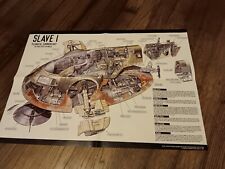 Star Wars Boba Fett Double Sided Poster Slave 1 Cross Sections