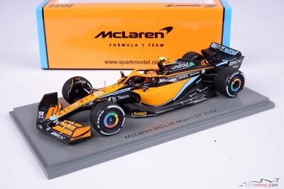 McLaren MCL36 - Lando Norris (2022), Miami GP, 1:43 Spark, S8535 - Image 1 of 4