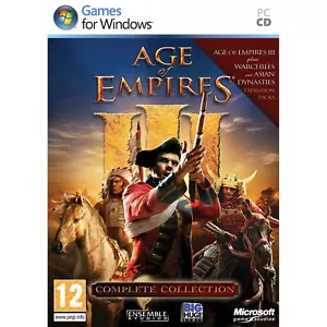 Age of Empires III 3 Complete Collection PC with Warchiefs Asian Dynasties NEW - Picture 1 of 8