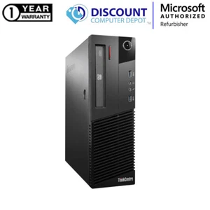 Lenovo M91P Small Desktop PC Intel Quad Core i5 PC 4GB 500GB Windows 10 Pro - Picture 1 of 5