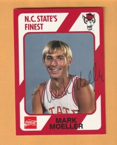 Mark Moeller NC State Wolfpack Signed 1989 Card #146 1974 NCAA Champs 9Z - Imagen 1 de 2