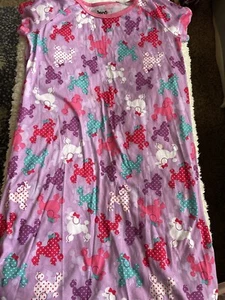 Circo girls sz. 14/16 short sleeved poodle design nightgown. Cute, fun - Picture 1 of 10