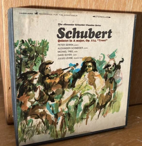 Reel to Reel Tape 7 1/2 Schubert. Quintet In A, Op. 114, "Trout" - Picture 1 of 3