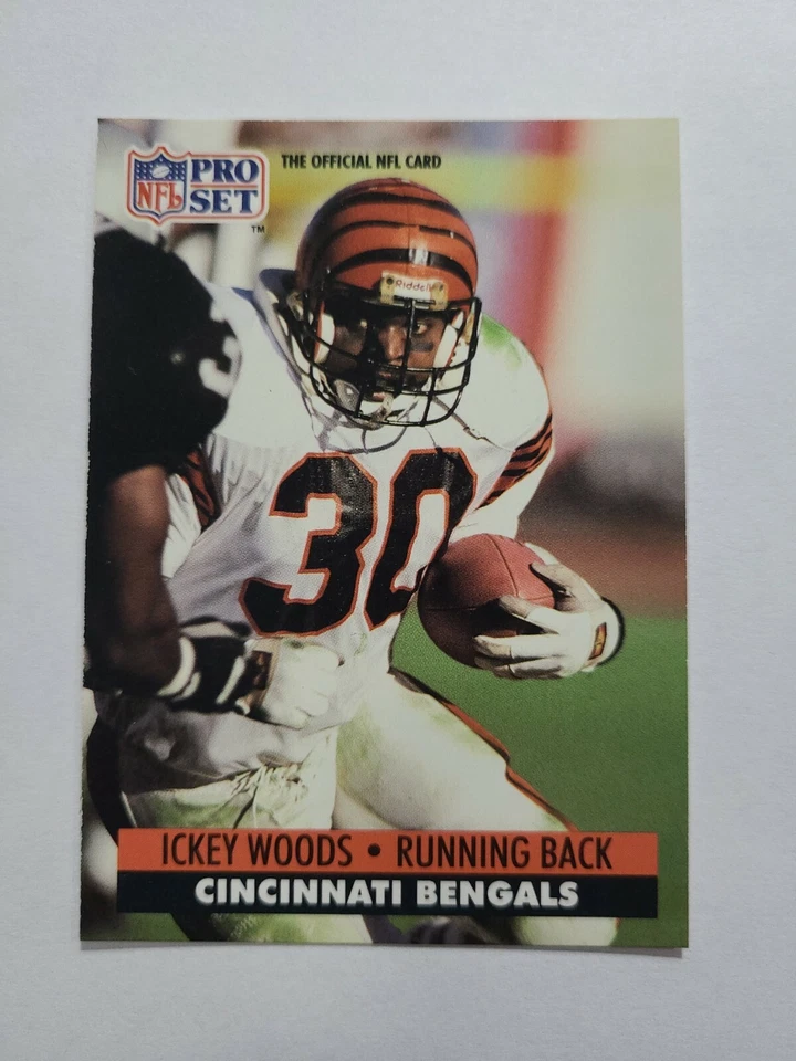 ICKEY WOODS 1991 PRO SET FOOTBALL CARD # 467 E7887 - Image 1 of 1