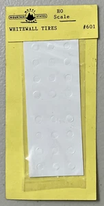 Mountain States Model HO Scale Whitewall Tire Decals #601 - Picture 1 of 2