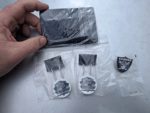 RAIDERS PIN LOT GELDBÖRSE NFL RON WOLFE CLIP Oakland Las Vegas La Vintage Sammeln - Bild 1 von 8