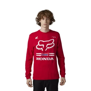 Fox Racing Fox X Honda Long Sleeve Men's Crew Tee T-shirt LS MX Motocross ATV Di - Picture 1 of 6