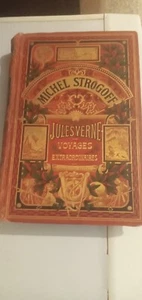 ALTES BUCH VON MICHEL STROGOFF - REISEN VON JULES VERNE. COLL.HETZEL - Bild 1 von 10