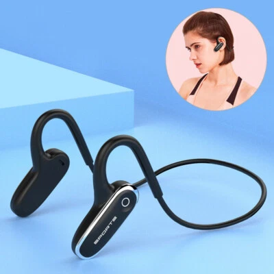 Bluetooth Headphone Bone Conduction Headset Wireless Earphones Stereo Earpiece - Image 1 of 4