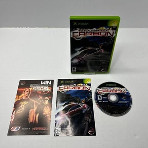 Need for Speed Carbon (Microsoft Xbox) Complete w/ Manual - Tested Working - Picture 1 of 14