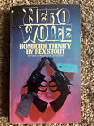 Rex Stout NOIR WOLFE Homicide Trinity 1983 superbe photo de couverture