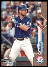 2020 Topps Series 2 Base Gold #645 Jeff Mathis /2020 - Texas Rangers