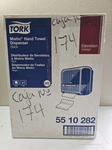 TORK Matic Black Hand Towel Dispenser H1 Elevation System NIB - Picture 1 of 3