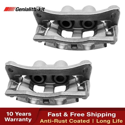 Rear Left & Right Brake Caliper w/Bracket for 2010 2011 2012 2013-2018 Ram 2500 Foto 1 de 4