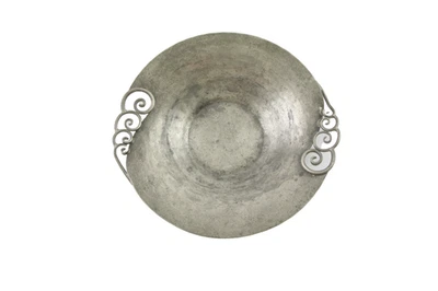 1930's Serge Nekrassoff Hand Forged & Hammered Arts & Crafts Pewter Bowl - Image 1 of 4