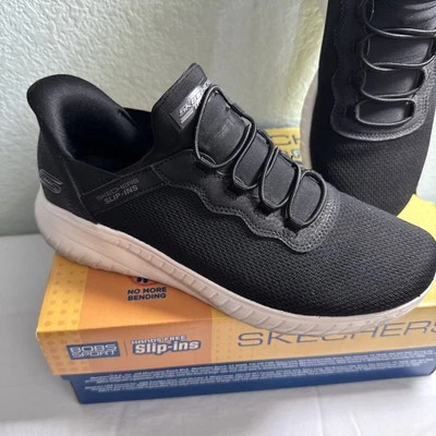 Skechers Women's Slip-ins Bobs Sport Squad Chaos Black 117500 Size 8 Sneakers - Image 1 of 4