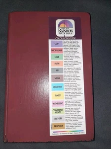 The NIV Rainbow Study Bible New International Version Hardcover No dust Jacket - Picture 1 of 8