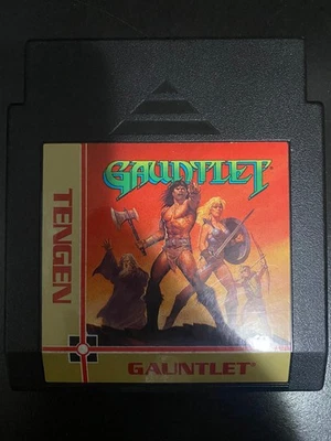 Gauntlet (Black Cartridge) - NES - Tengen - Very Good Condition - Image 1 of 2