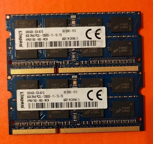 16GB Kingston PC3L-12800S DDR3-1600 SODIMM 1.35V Laptop Memory HP691160-H65-MCN - Picture 1 of 2