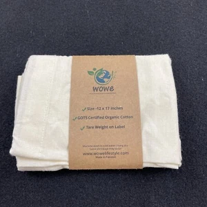 Wowe 12x17 Reusable Bag 100% Cotton Single Drawstring Produce Grains Zero Waste - Picture 1 of 6