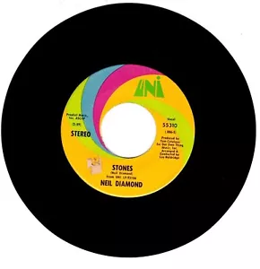 Neil Diamond – Stones / Crunchy Granola Suite: 45 RPM, Single, Stereo, 1971; VG+ - Picture 1 of 4