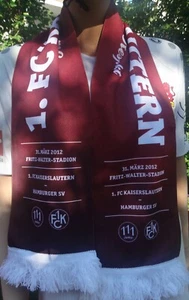 Fan -Bufanda de juego 11/12 Li Kaiserslautern - Hamburgo SV - sin usar - Imagen 1 de 1