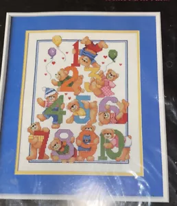 Dimensiones Contado Punto de Cruz Contando Osos De Colección 1989 Nuevo - Imagen 1 de 8