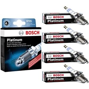 4 Bosch Platinum Spark Plugs For 1983-1984 CHRYSLER EXECUTIVE SEDAN L4-2.6L