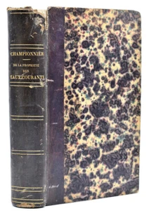 Championnière : DE LA PROPRIETE DES EAUX COURANTES, DROIT DES RIVERAINS... 1846 - Picture 1 of 2