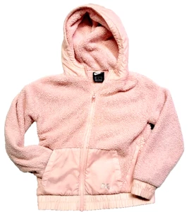 Chaqueta con Capucha Nike Fleece Soft Shell Sherpa Rosa Cremallera Completa Adolescentes Niñas Mediana - Imagen 1 de 8