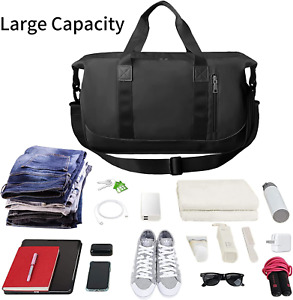 Sports Gym Bag for Women and Men Travel Duffel Bag Overnight Shoulder Carry On