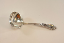 Wallace Rose Point Sterling Silver Gravy Ladle - 6 3/8" -No Monogram