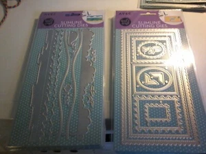 2X TROQUELES DE CORTE PARA MEZCLA DE ÁLBUM DE RECORTES (J4206) - Imagen 1 de 2
