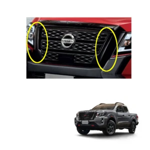 Fits Nissan Navara Pro-4X 4x4 2021 22 Glossy L+R Outer Interlock grille Cover - Picture 1 of 6