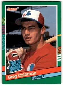 Donruss Greg Colbrunn 1991 novato #425 exposiciones de Montreal - Imagen 1 de 2