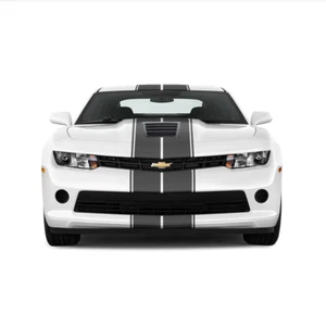 Dual 8" Racing Stripes w/pins Self Healing Vinyl fits Chevy Camaro 2010 to 2015 - Picture 1 of 23