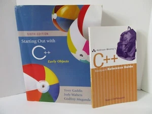 Starting Out with C++ : Early Objects & C++ :Backpack Reference Guide Text Books - Picture 1 of 15