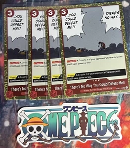 4x One Piece EB01-010 R There's No Way You Could... - English - Playset - TCG - Picture 1 of 1