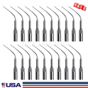 1-20* Dental Ultrasonic Piezo Scaler Insert Tips Fit DTE SATELEC Handpiece PD3 - Picture 1 of 23