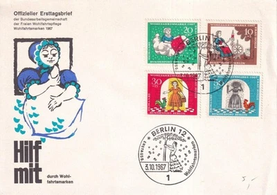 SA34b Germany, Berlin 1967 Fairy Tales, FDC. - Image 1 of 2