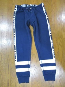 Pantalones deportivos Victoria Secret rosa para mujer S/P azul marino blanco - Imagen 1 de 3