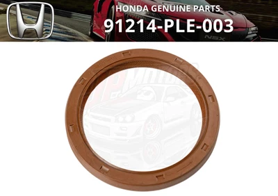 Sello del cigüeñal principal trasero HONDA genuino Civic B D Accord CR-V 91214-PLE-0 nuevo Foto 1 de 4