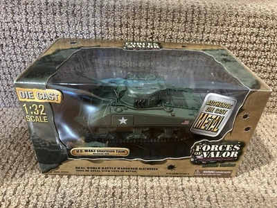 Unimax Forces of Valor 1:32 U.S. M4A3 Sherman Tank, Normandy 1944, No. 91007 - Image 1 of 4