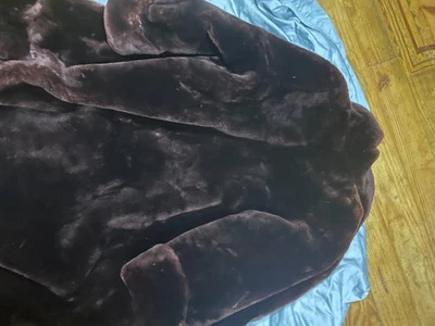 vintage! Exclusivo Furs Baums Trench Style Mujer Marrón Rojizo Mediano Foto 1 de 2