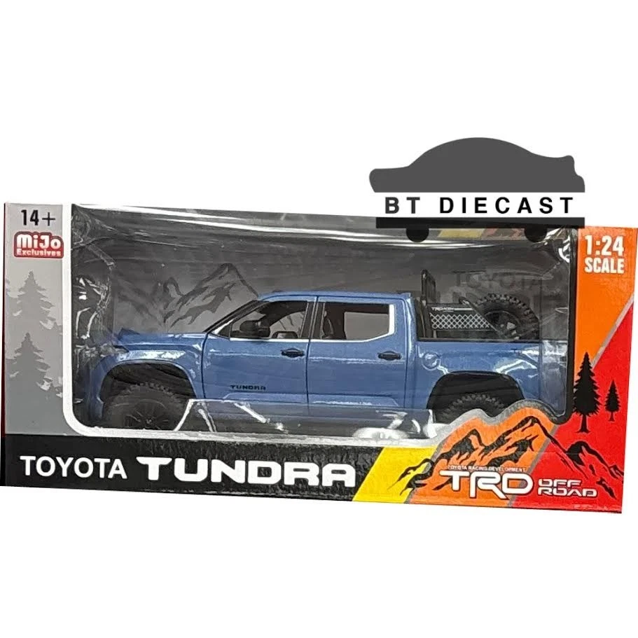 Camioneta pickup Toyota Tundra TRD 2023 EXCLUSIVA MIJO 1/24 CYBER BLUE H08555R-CBL Foto 1 de 1