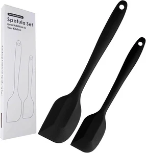 2pc Silicone Spatula Set - Heat Resistant, BPA Free for Non-Stick Cookware - Picture 1 of 8