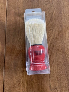 Zenith Plastic Red B07 EURO/E Shave Brush. Made in Palermo, Italy - Picture 1 of 3