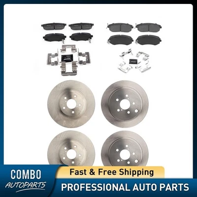 Pastilhas de freio dianteiras traseiras de cerâmica para 2013 2014 2015 2016 Scion FR-S - Imagem 1 de 4